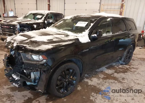 2020 Dodge Durango R/T из США, поврежденный, VIN 1C4SDJCTXLC115152